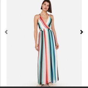 multicolor maxi dress